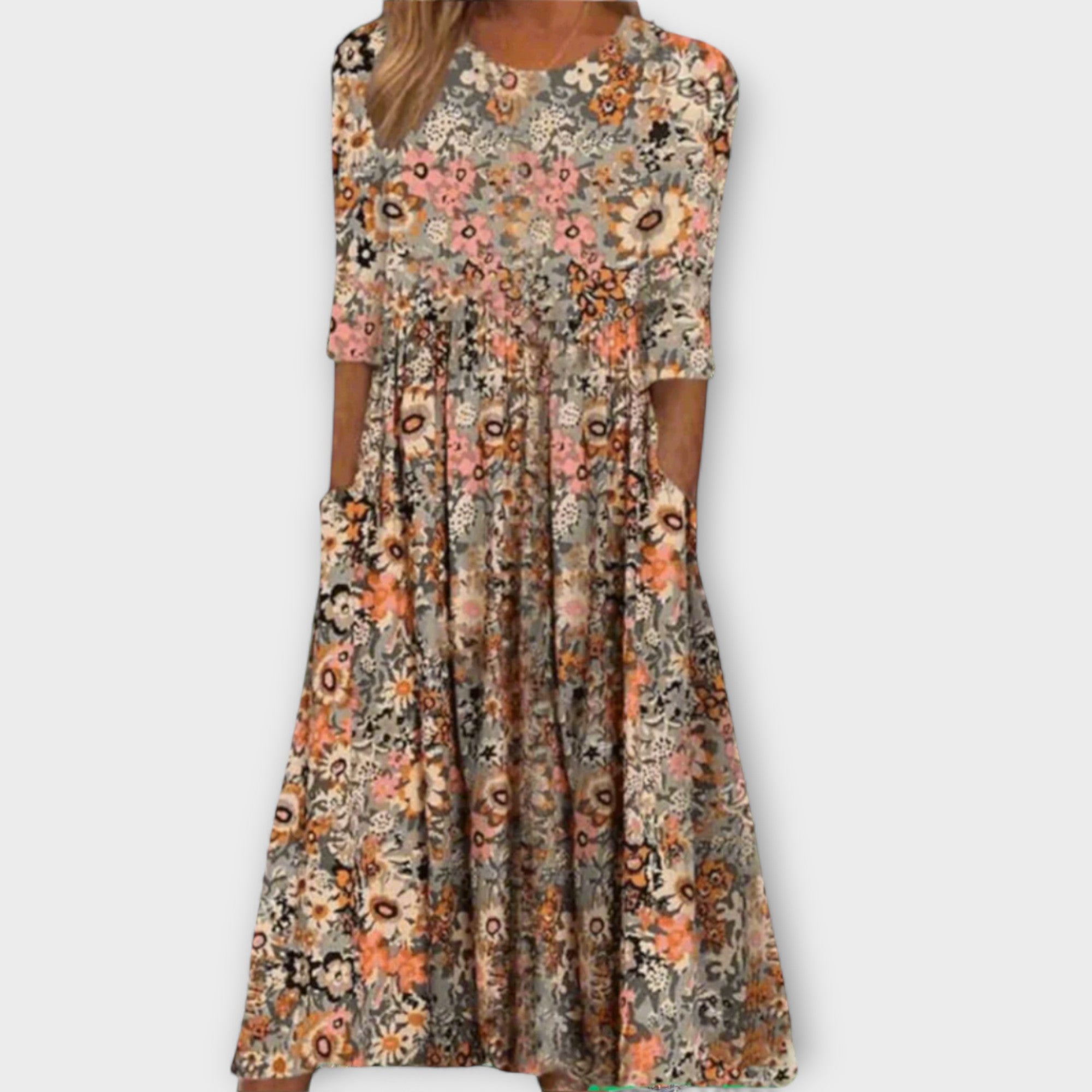 Paula - Elegante Bloemenjurk van Premiumstof