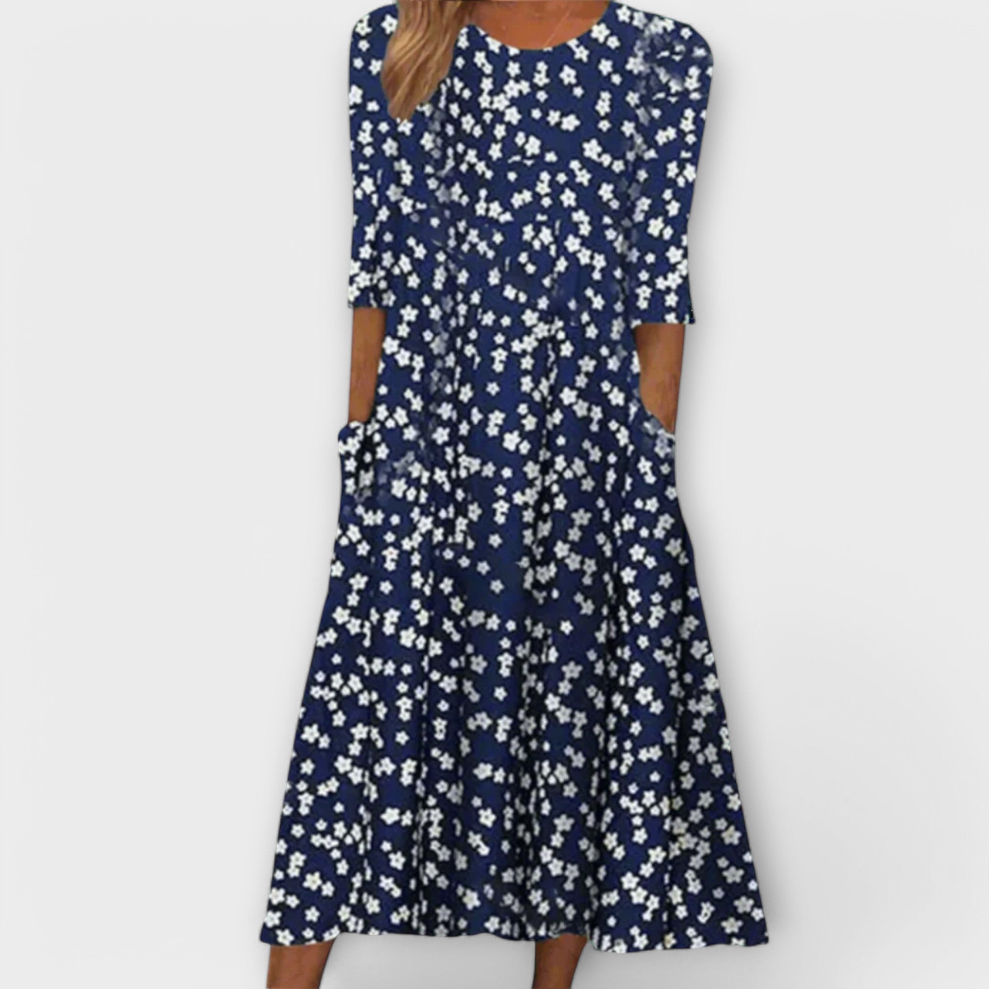 Paula - Elegante Bloemenjurk van Premiumstof