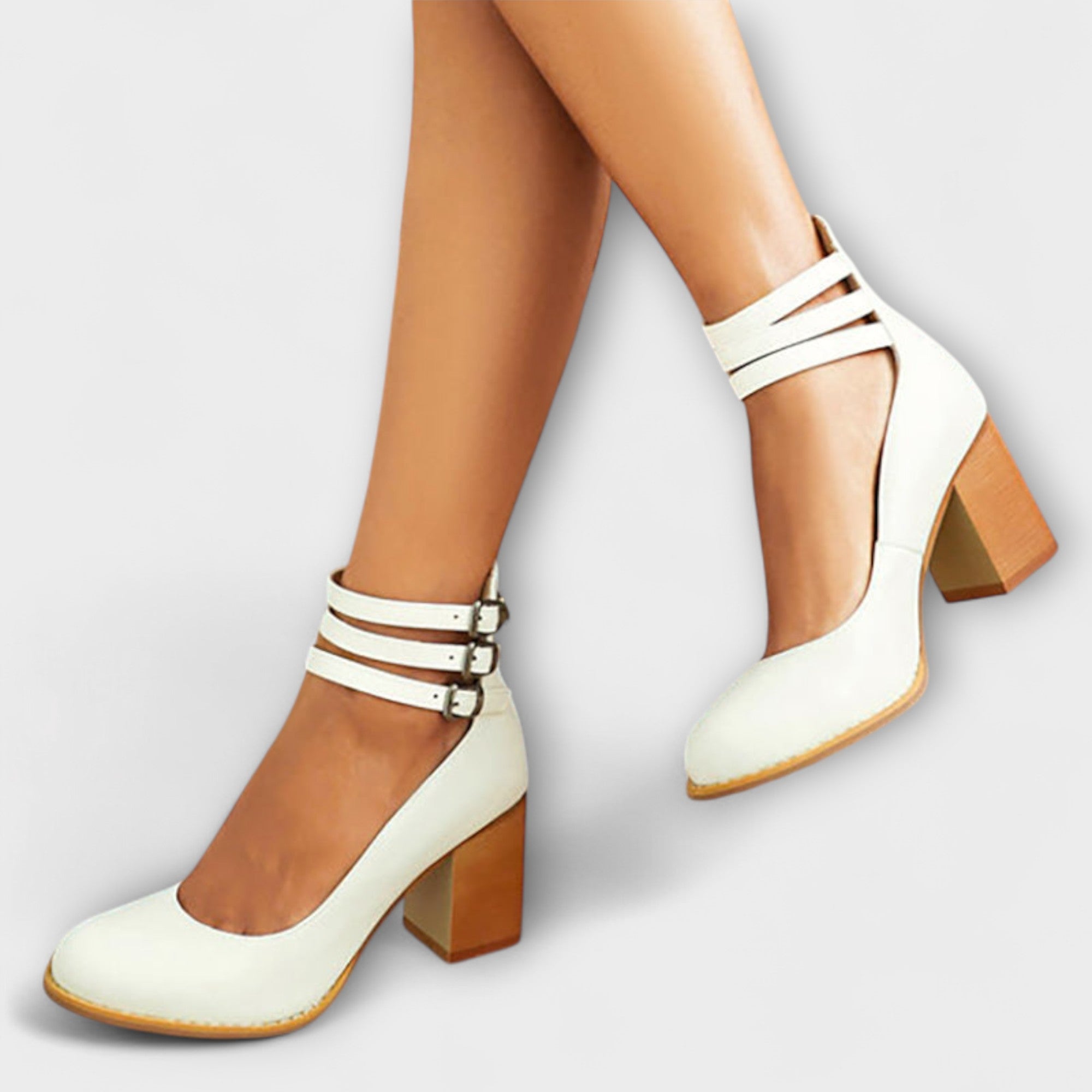 Hannah - Chunky Hakken met Casual Enkelschoenen