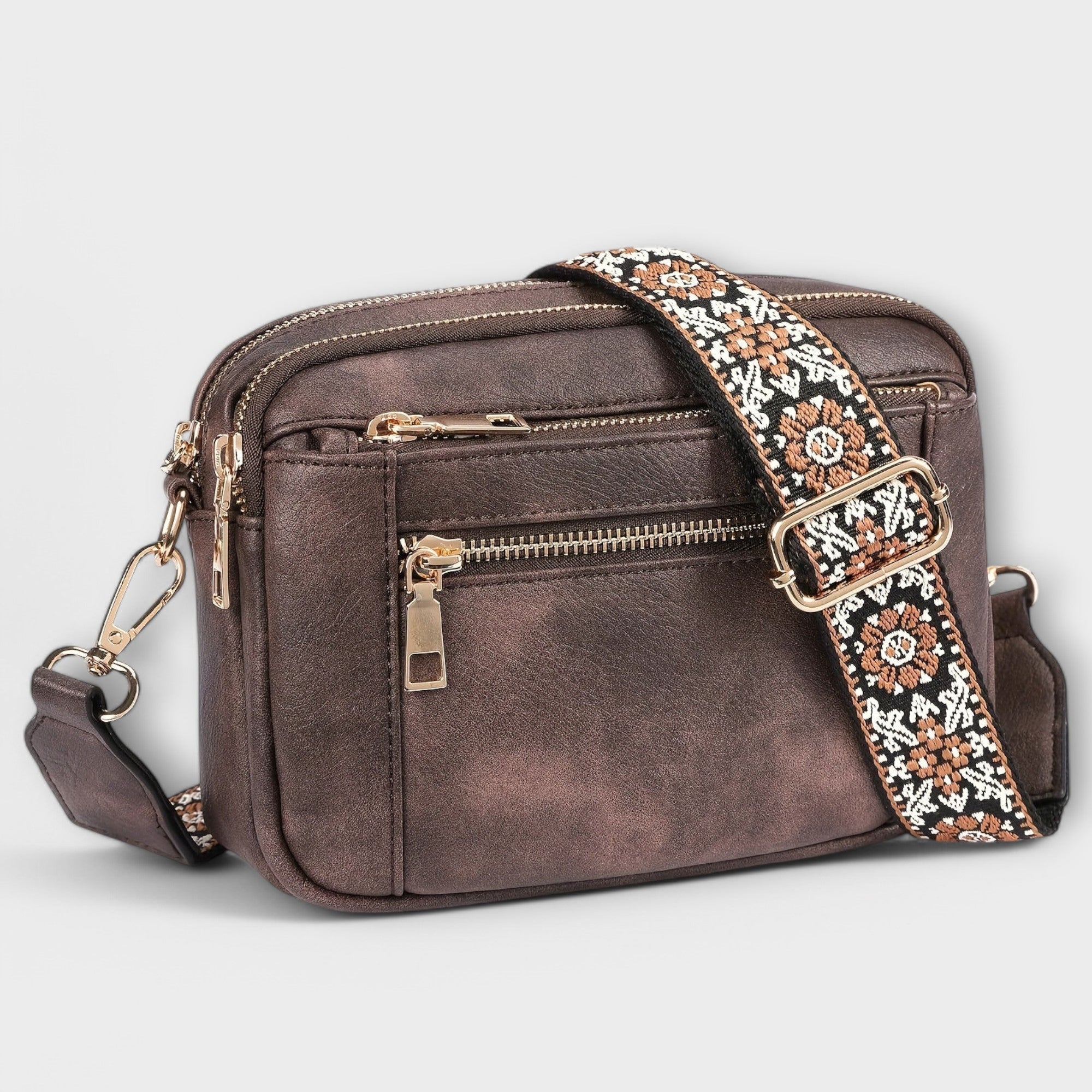 Lora. - Crossbody Tas van vegan leer