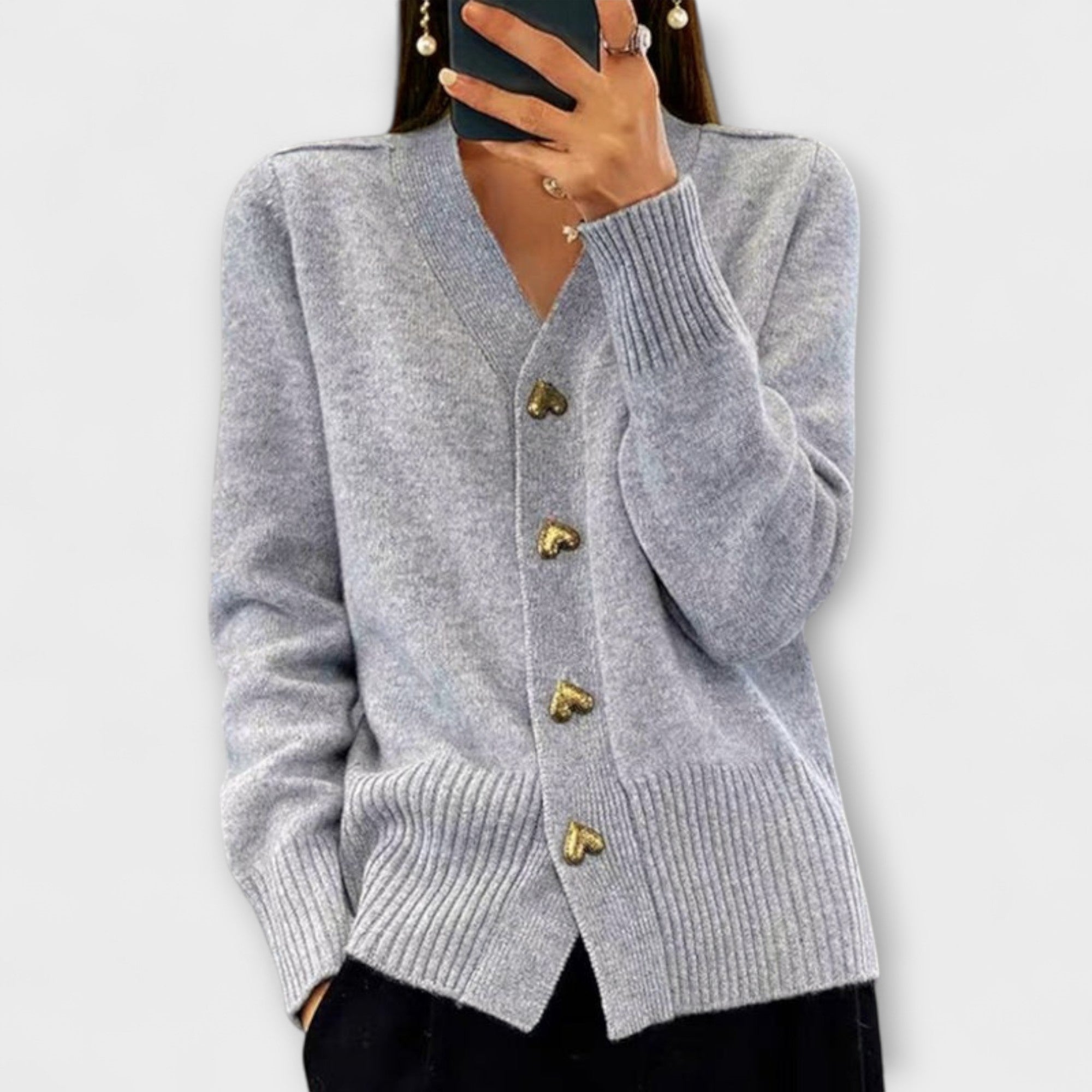Marij – Damestrui met V-hals in vintage-look