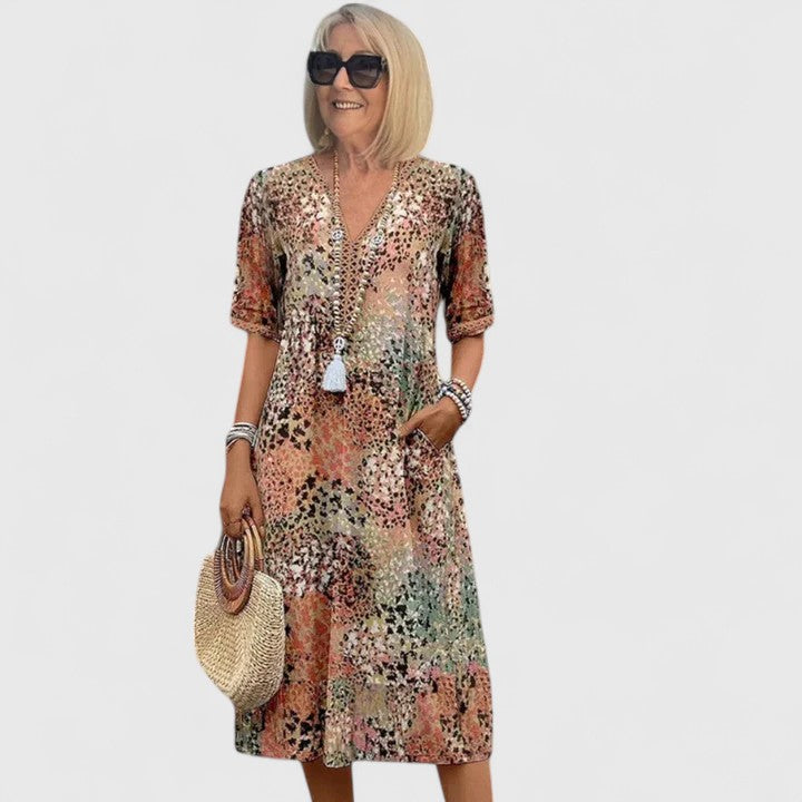 Helena – Jurk in luchtige viscose