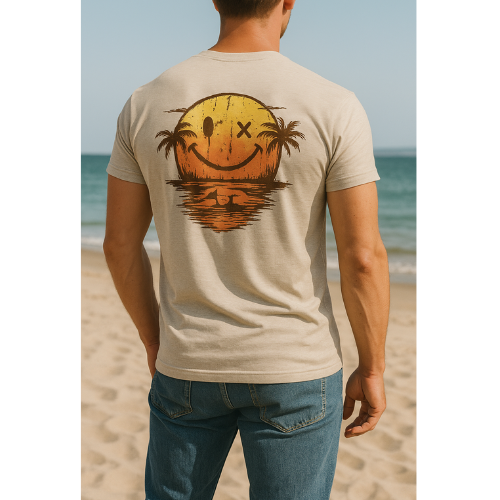 Drayco™  – T-Shirt met Artistieke Backprint en Relaxte Fit