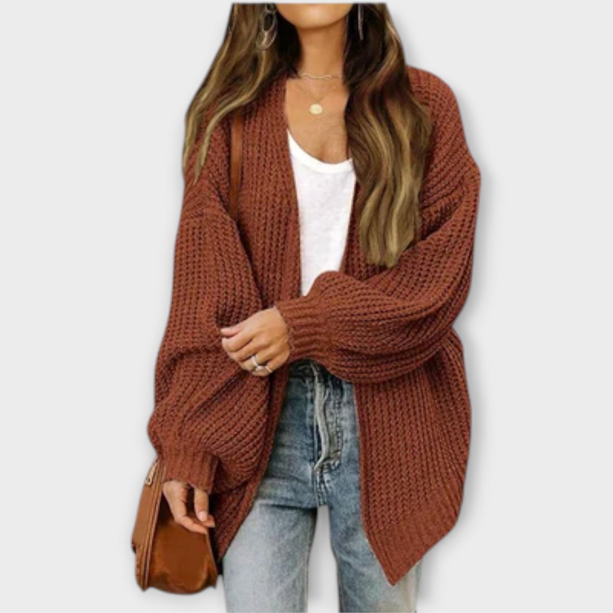 Leppa - Casual gebreide cardigan