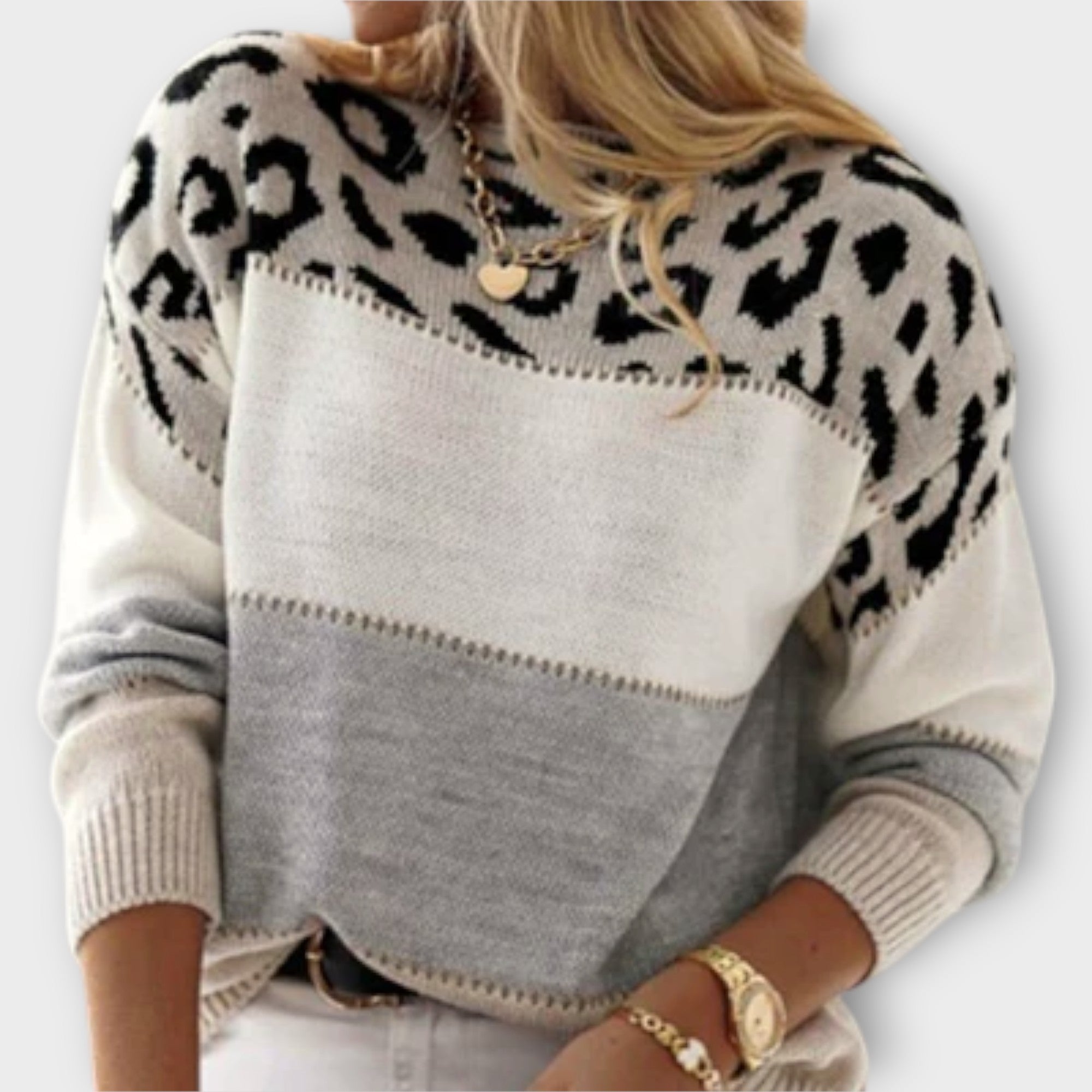 Cheyenne - Casual Trui met Leeuwendesign