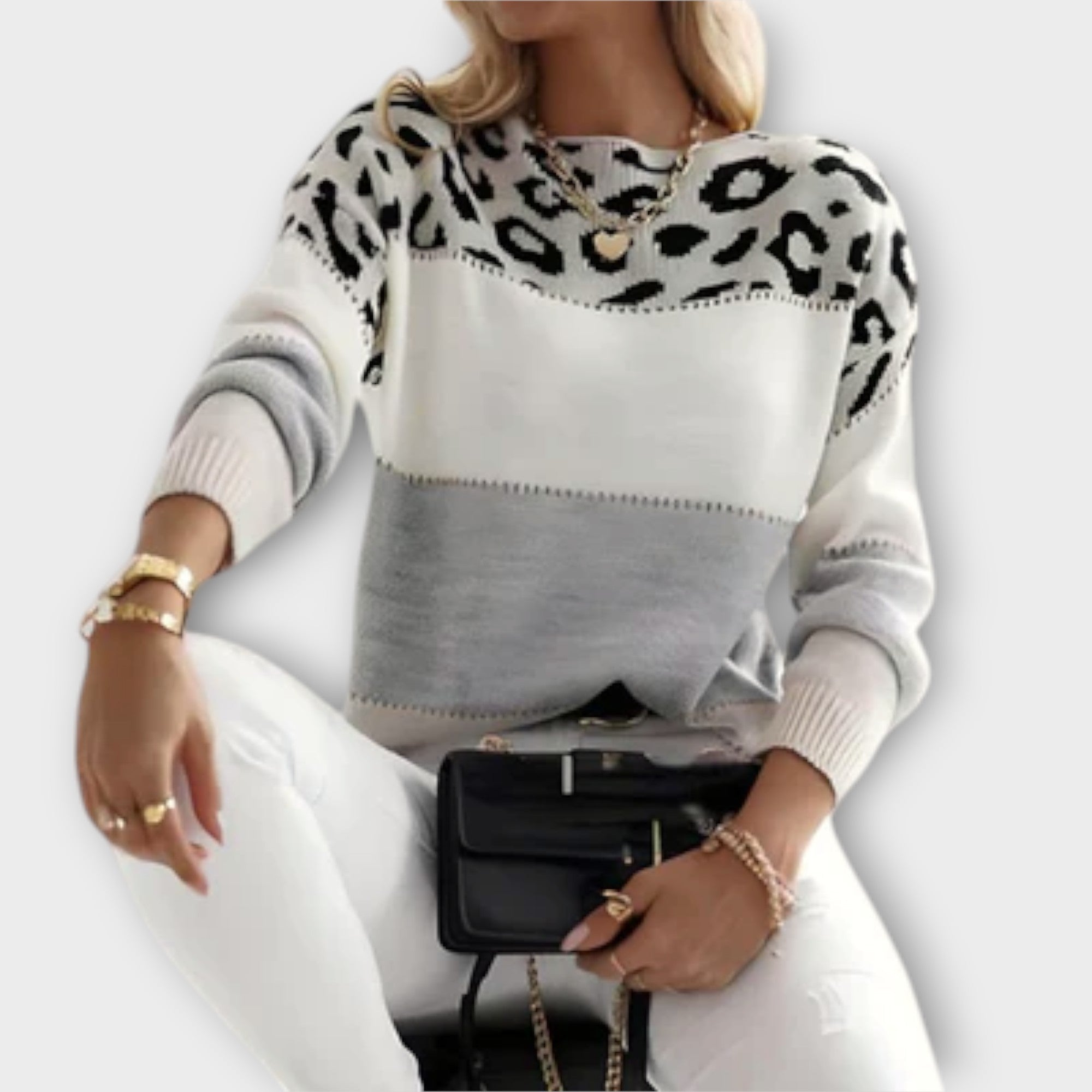 Cheyenne - Casual Trui met Leeuwendesign