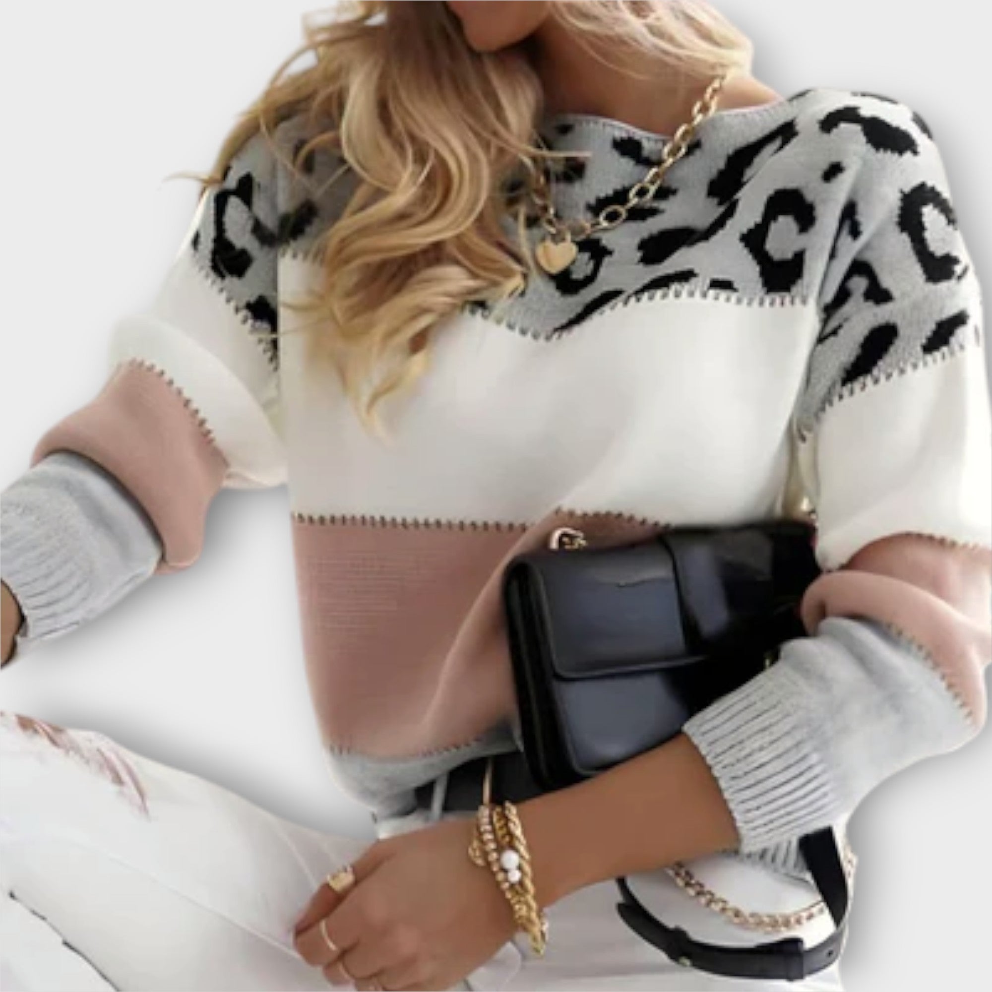 Cheyenne - Casual Trui met Leeuwendesign