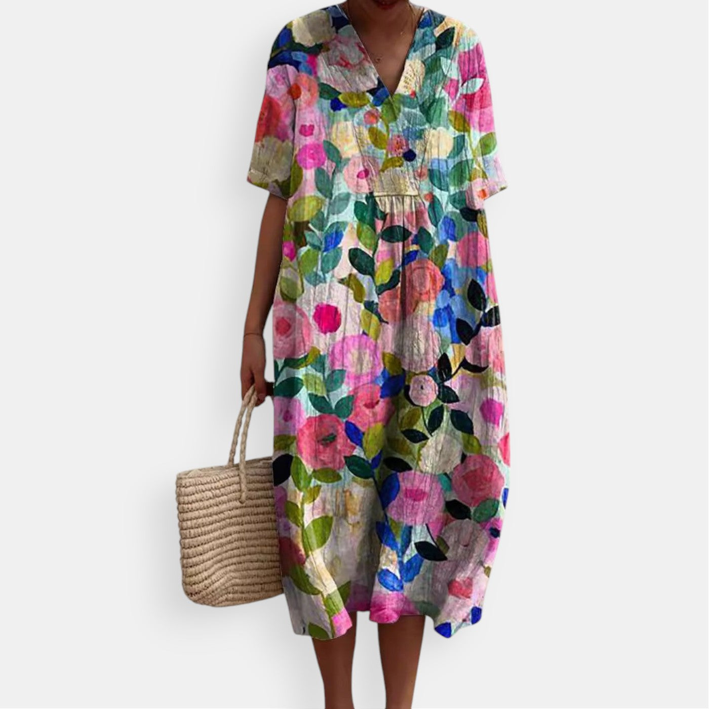Daniela - Comfort Hawaii Bloemenjurk