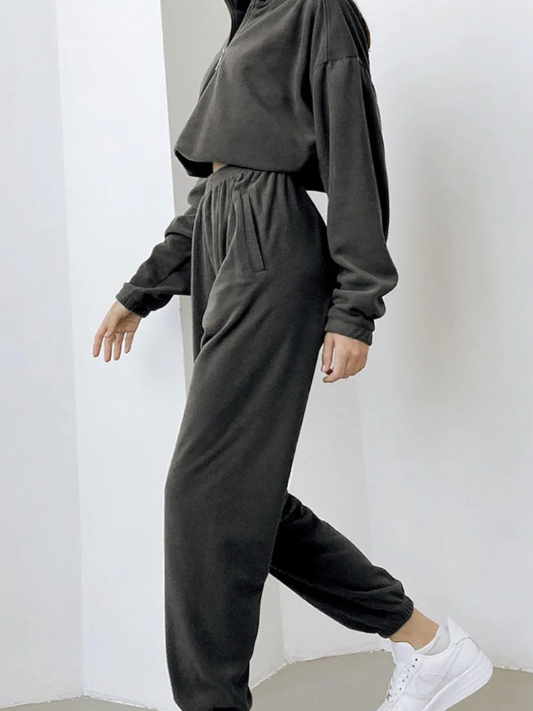 Zaya | Fleece Zip Set