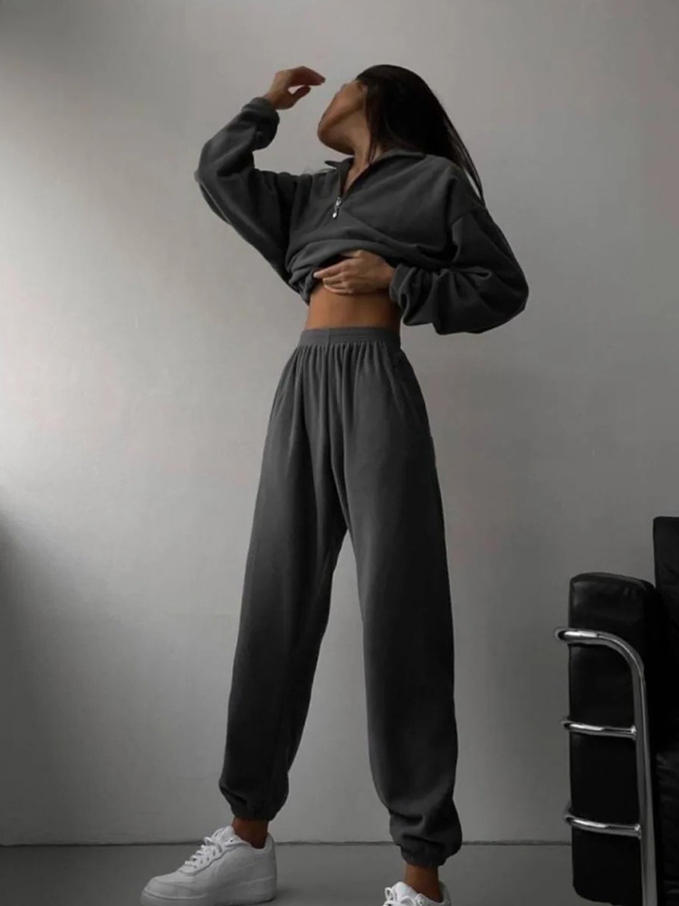 Zaya | Fleece Zip Set