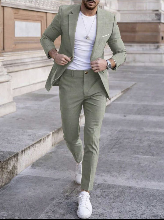 Sandro™ | Elegante Mannen Kostuum (Jacket + Broek)