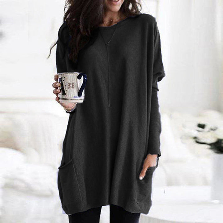 Elise – Relaxte top met zakken