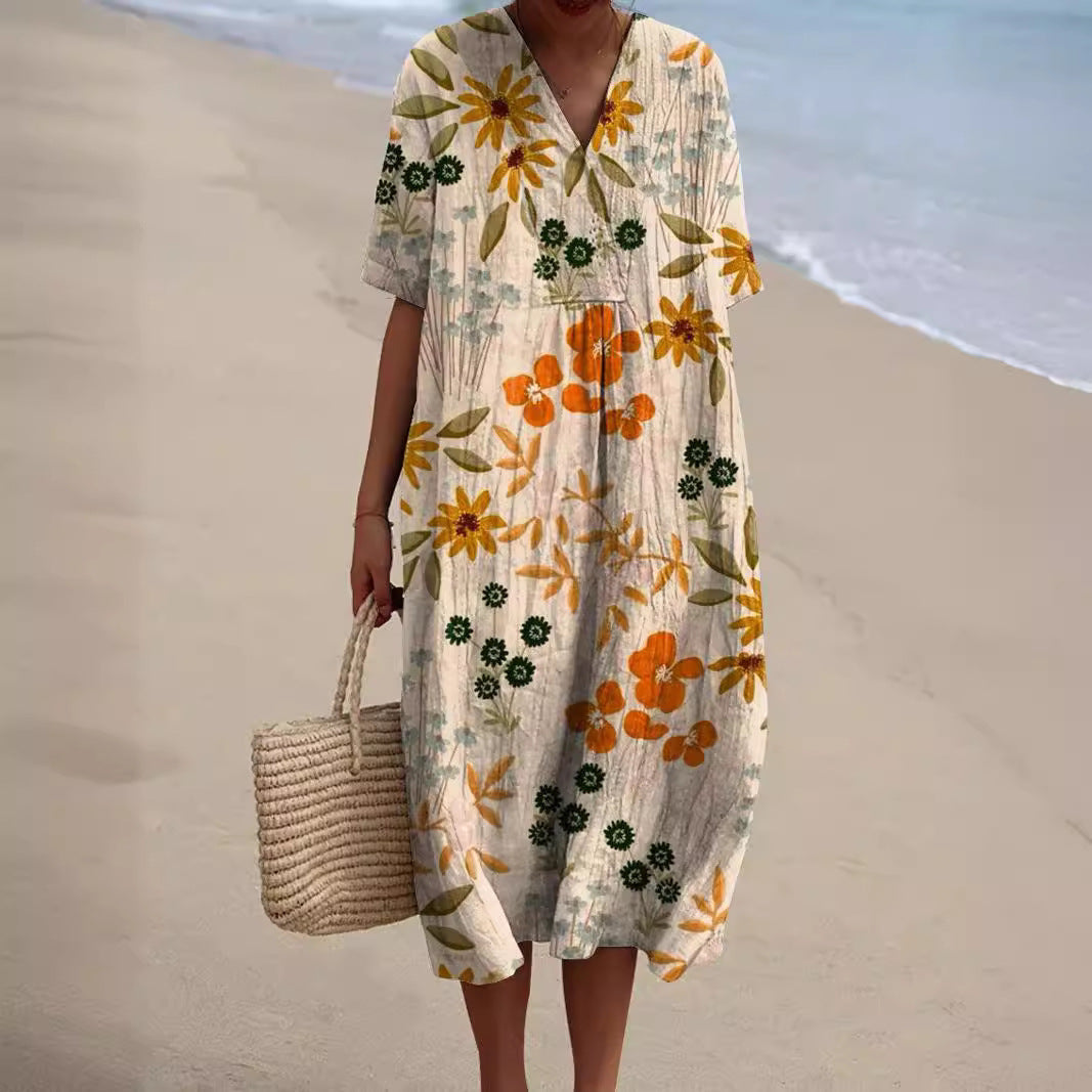 Daniela - Comfort Hawaii Bloemenjurk