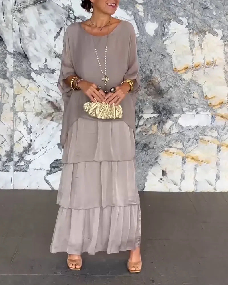 BETTY - Chiffon Boho Jurk