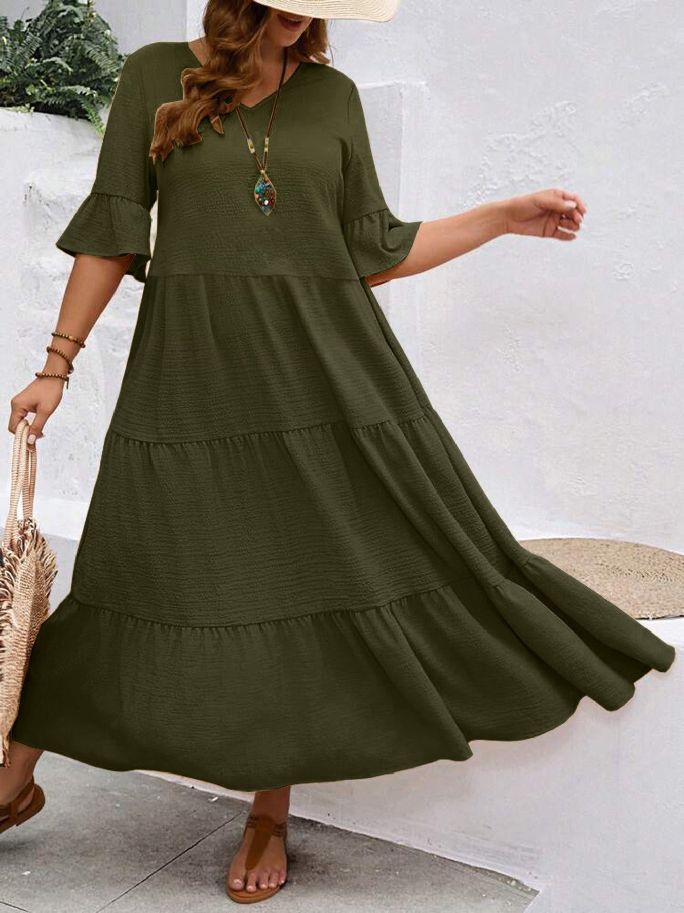 Serena - Gracieus Vloeiend Jurk