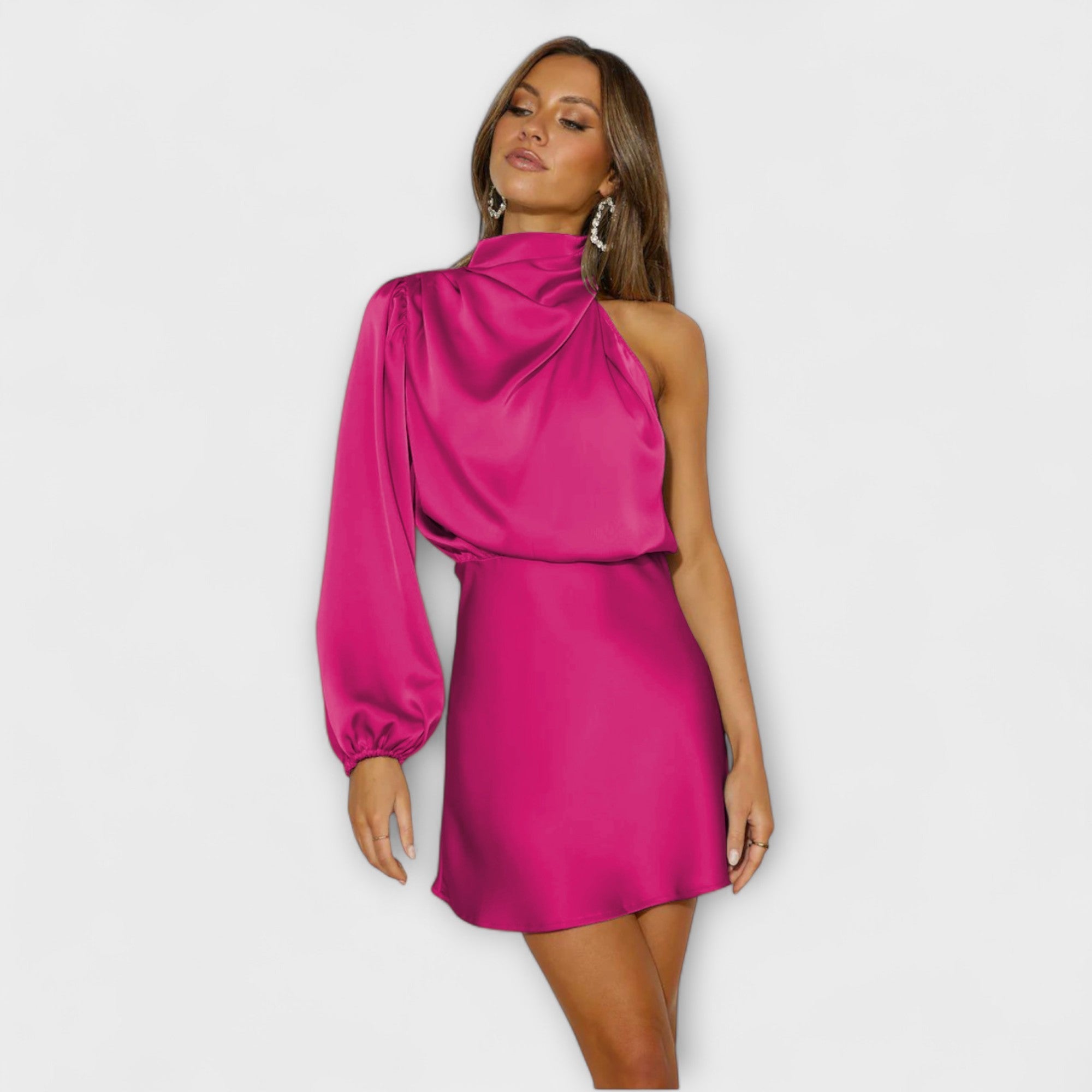 Mara - Mini-jurk met Drapering