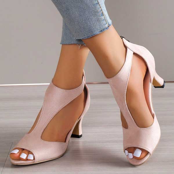 Seyla - Comfortabele Orthopedische Hak Sandalen