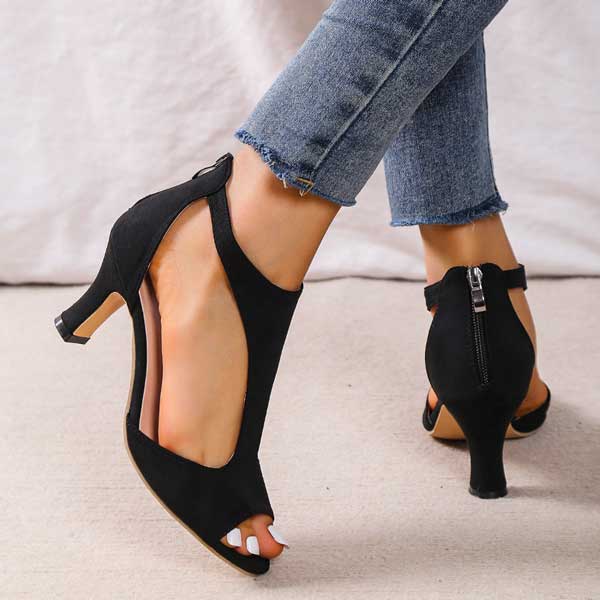 Seyla - Comfortabele Orthopedische Hak Sandalen