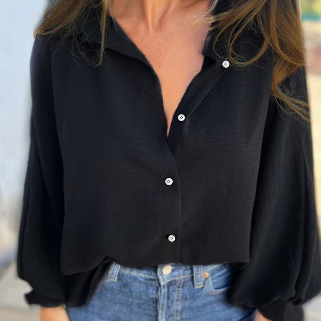 Elysa™ | Elegante Knopblouse