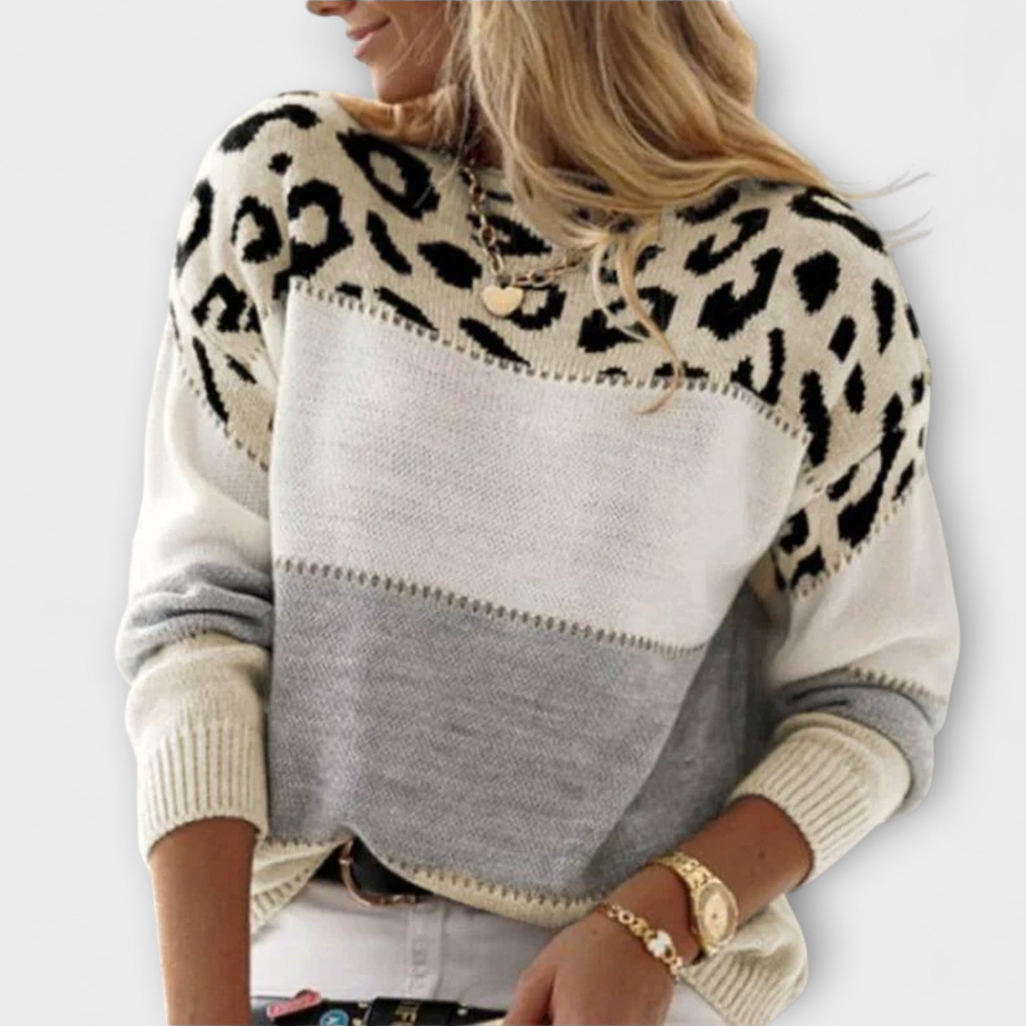 Cheyenne - Casual Trui met Leeuwendesign
