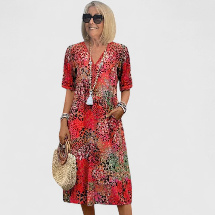 Helena – Jurk in luchtige viscose