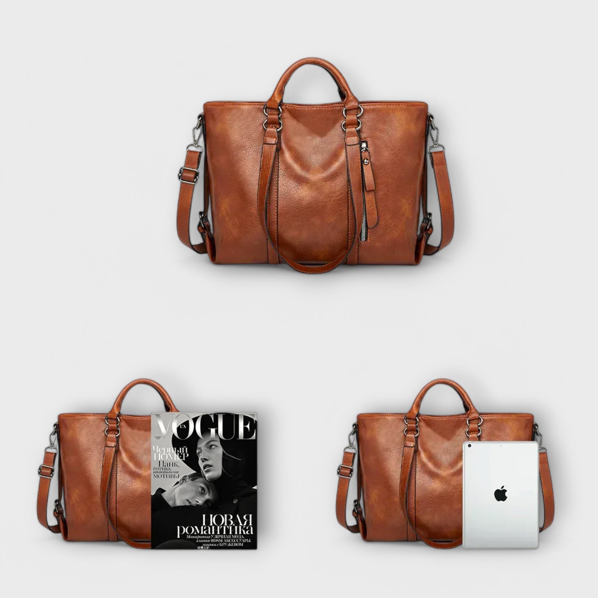 Lora. - Grote Leren Tas