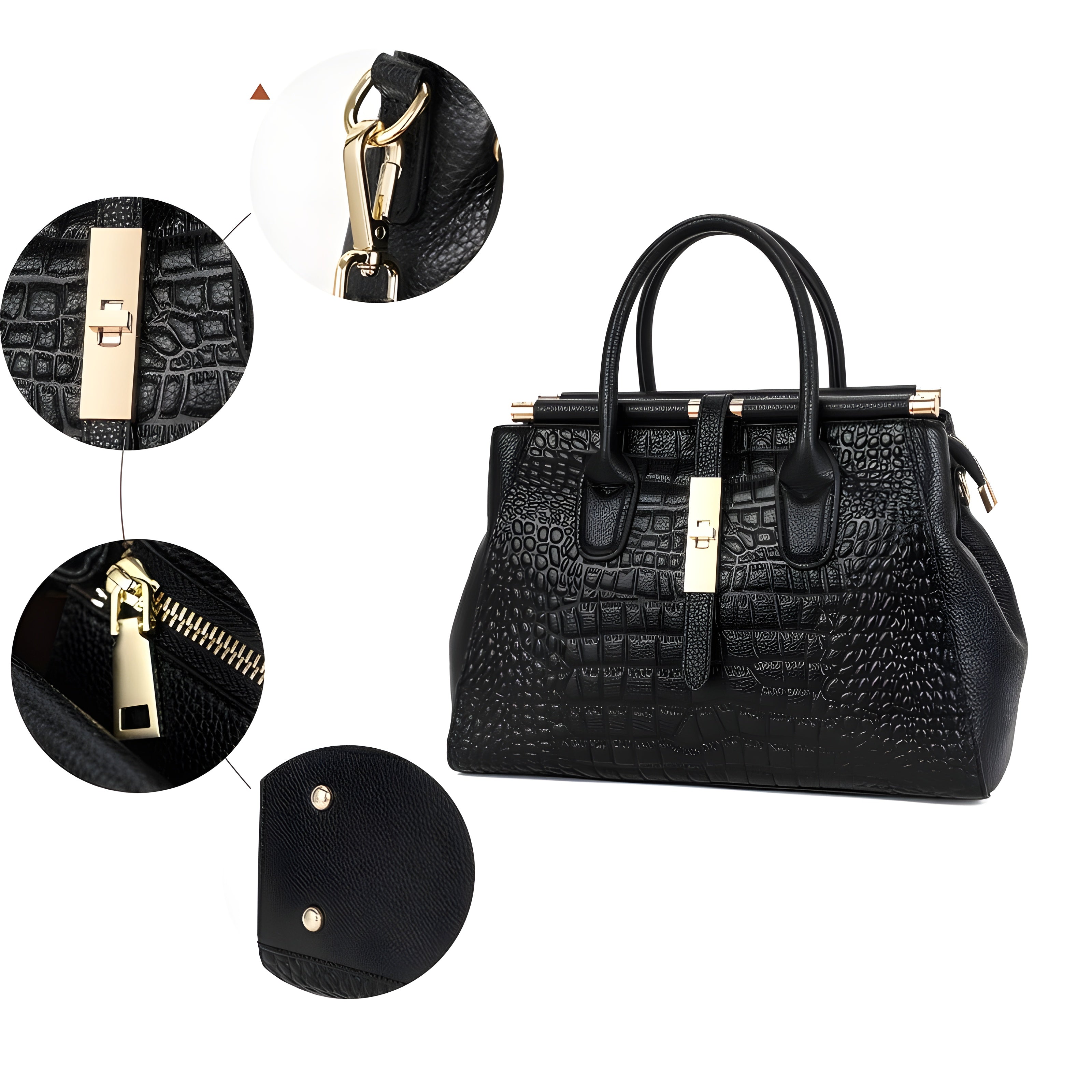 Elysian Croc Handtas