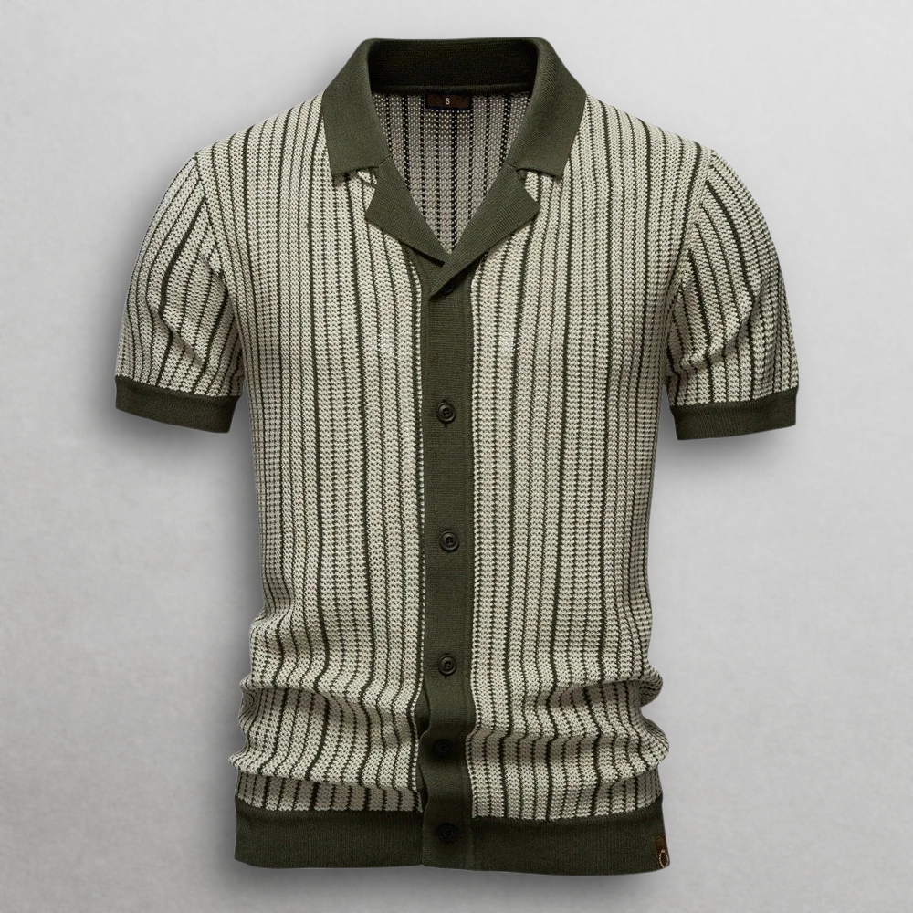 Sandro – Gebreid Polo Shirt