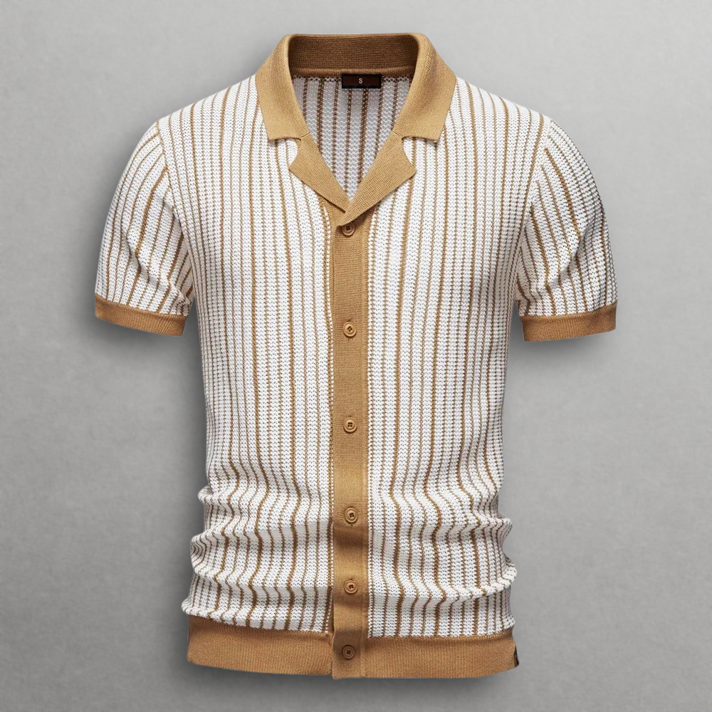 Sandro – Gebreid Polo Shirt