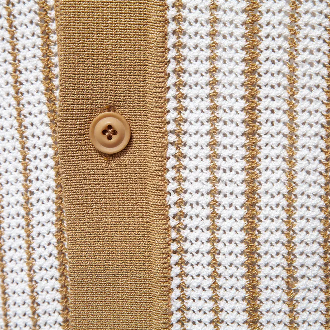 Sandro – Gebreid Polo Shirt