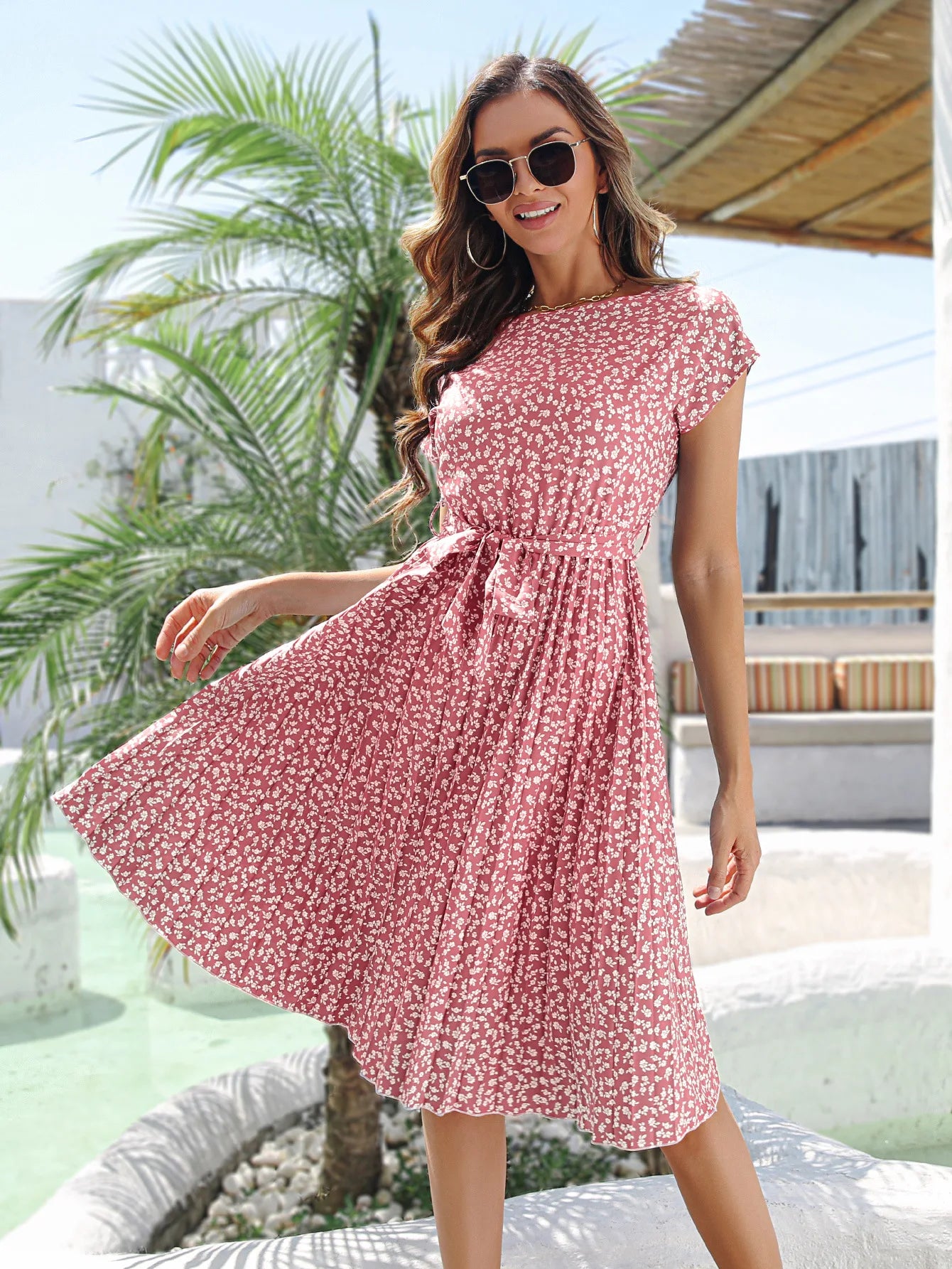 Elina™ - Elegante bloemenjurk