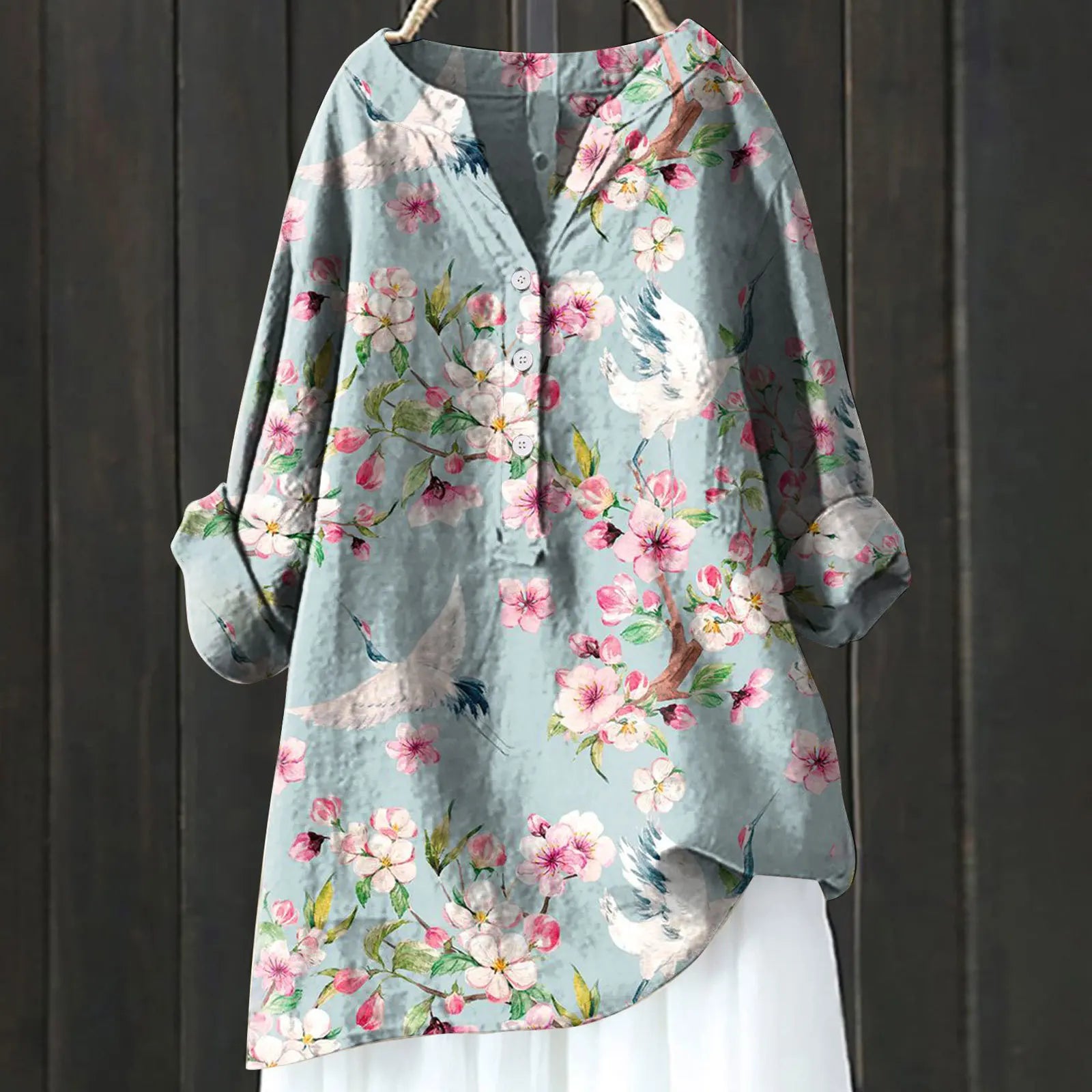 ISALINE I LANGE BLOEMENBLUSE