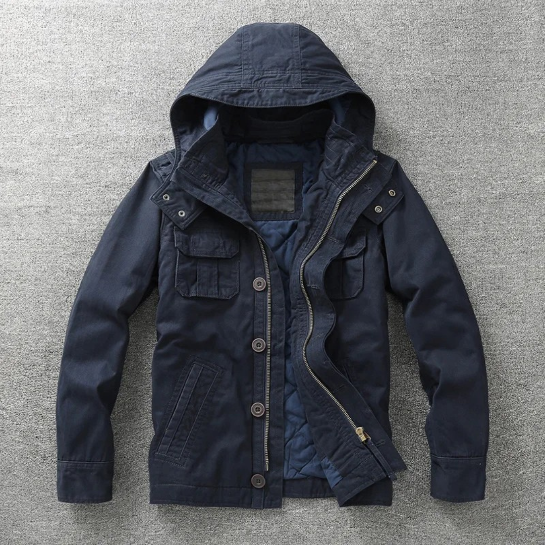 Mark – Camo jas met capuchon