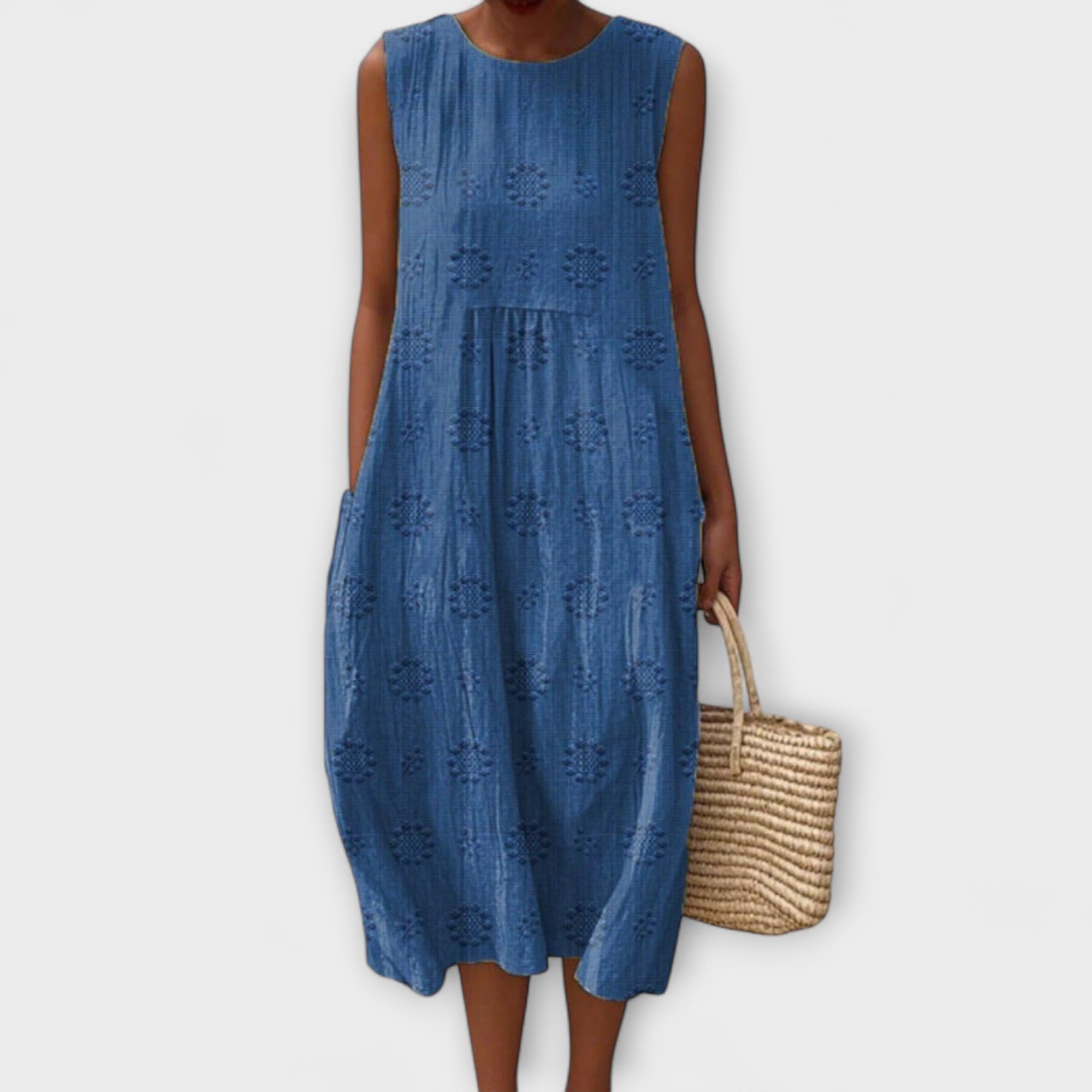 Isla - Alledaagse Breeze Midi Jurk
