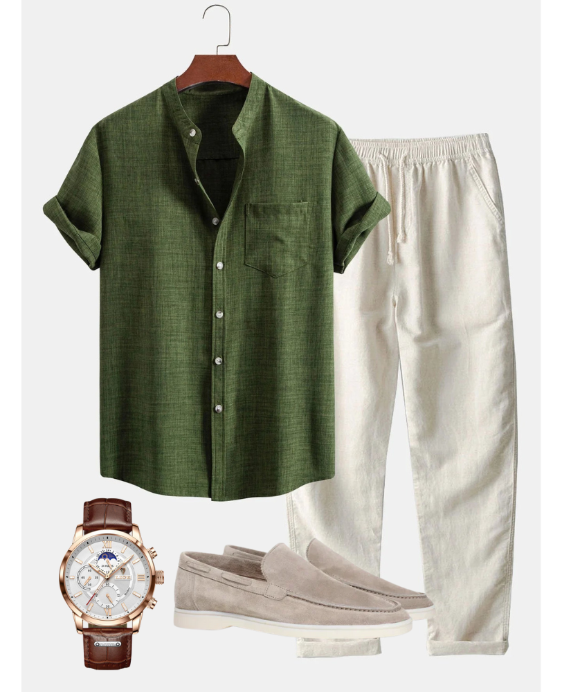 Oude Geld Outfit - Groen