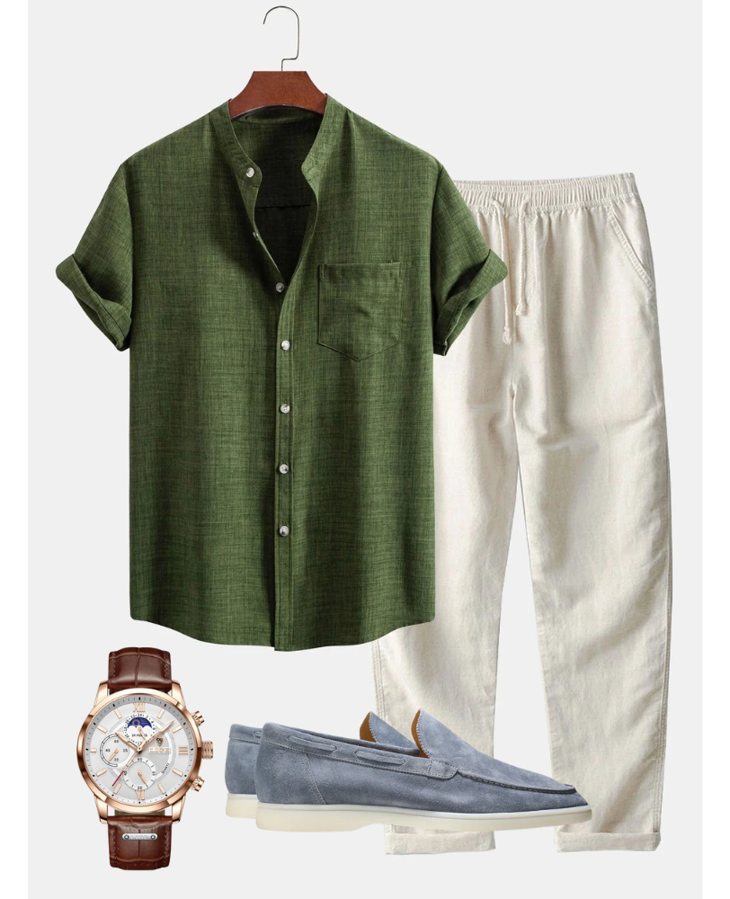 Oude Geld Outfit - Groen