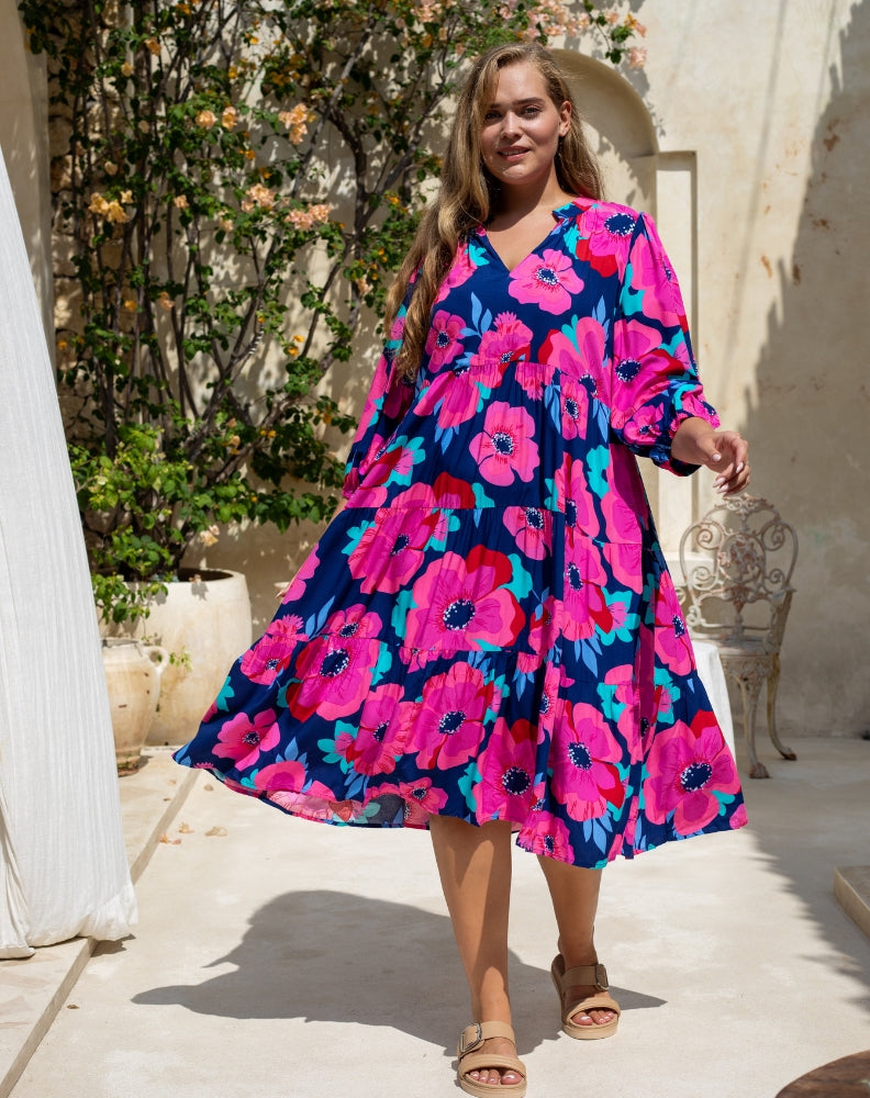 Elena™ - Elegante bloemenjurk