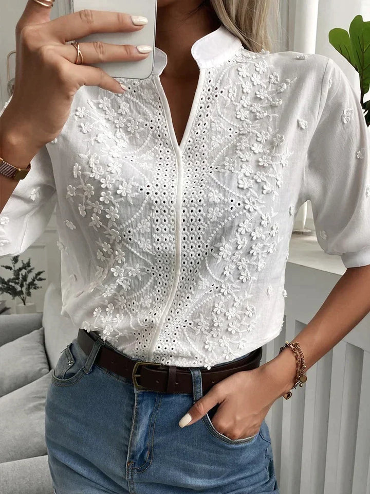 Leah™ | Klassevolle Elegante Blouse