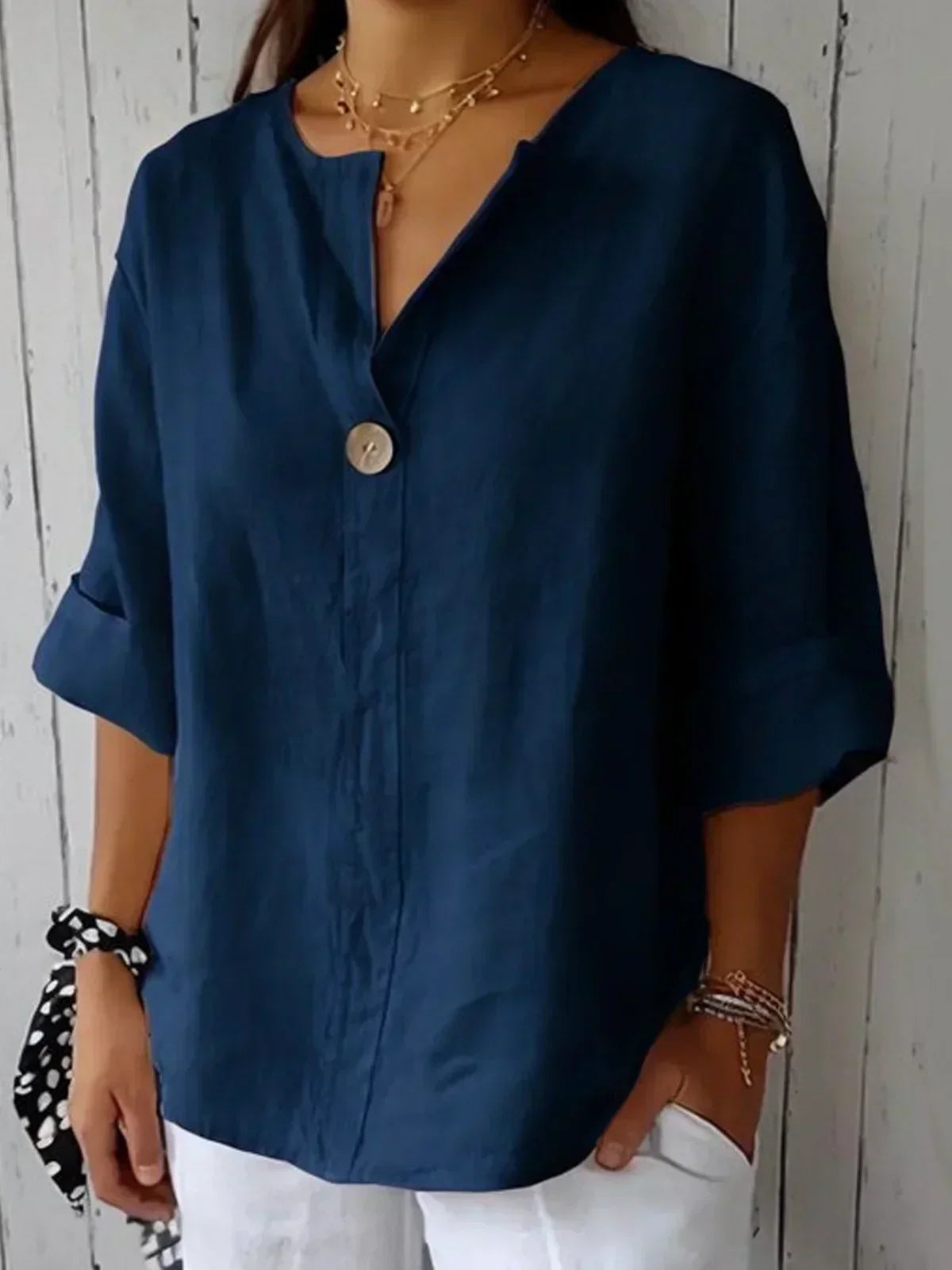 Irina™ | Casual V-Hals Blouse