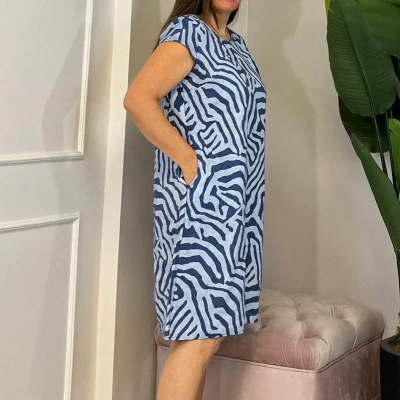 Bente™ – Comfortabele Jurk met Mooi Patroon