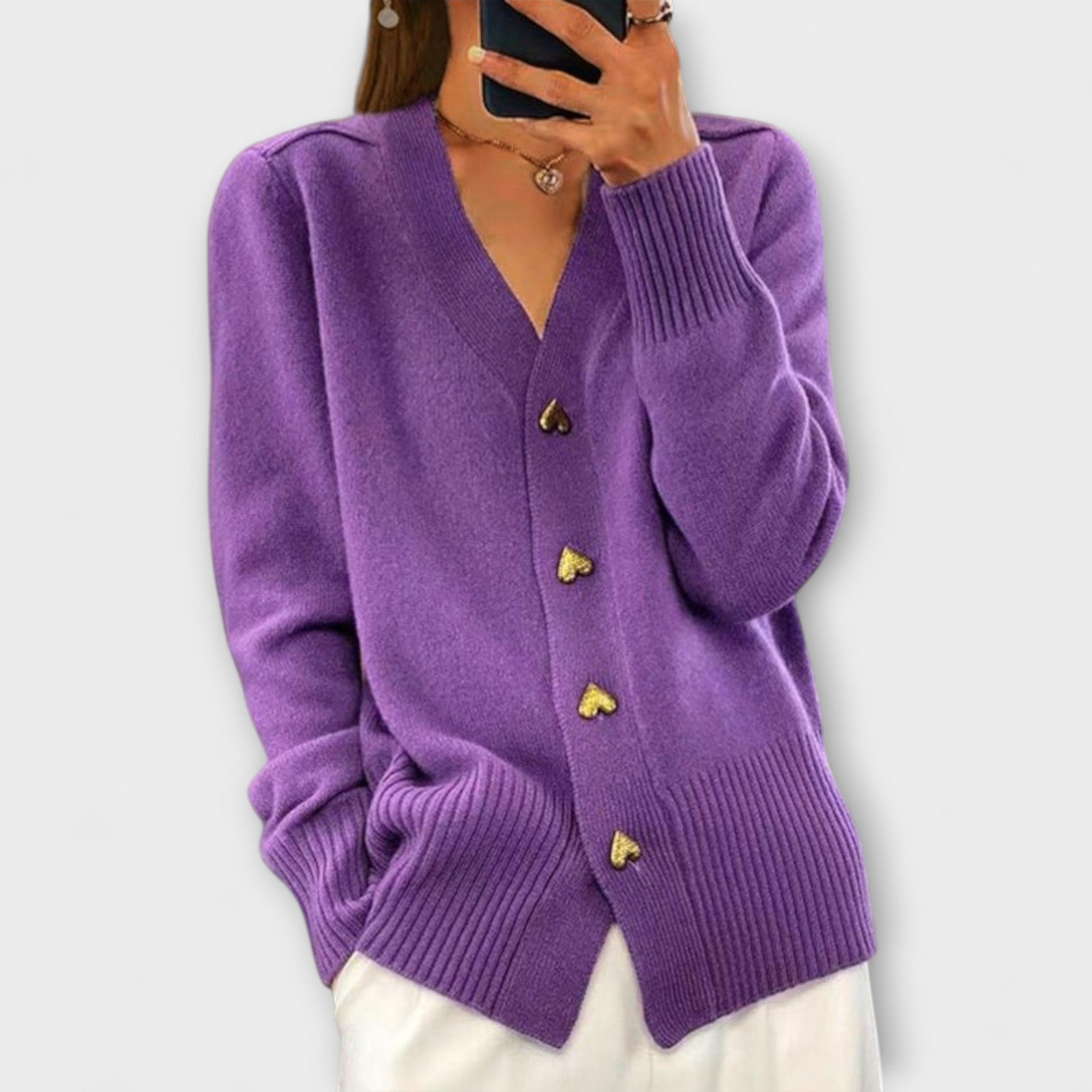 Marij – Damestrui met V-hals in vintage-look