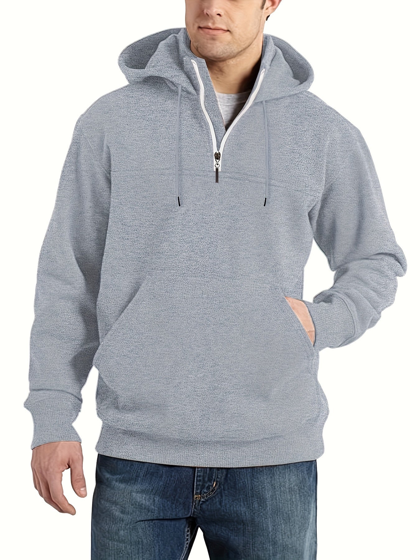 Shane – Hoodie met halve rits