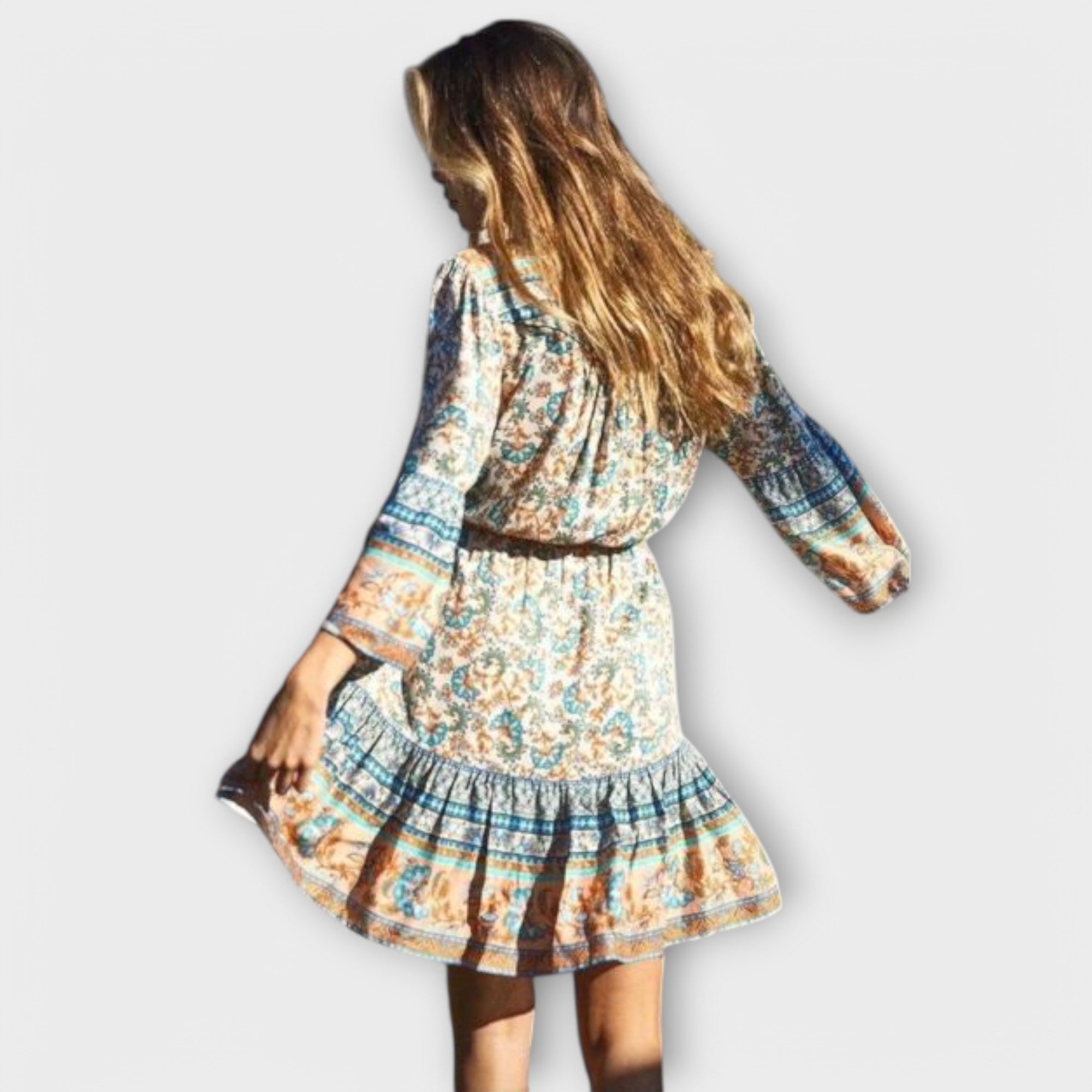 Keitha - Korte Boho-jurk
