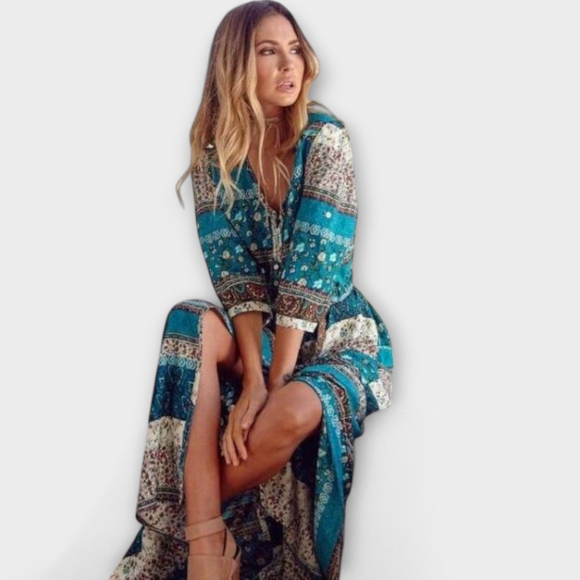 Cariba - Boho-Midikleed