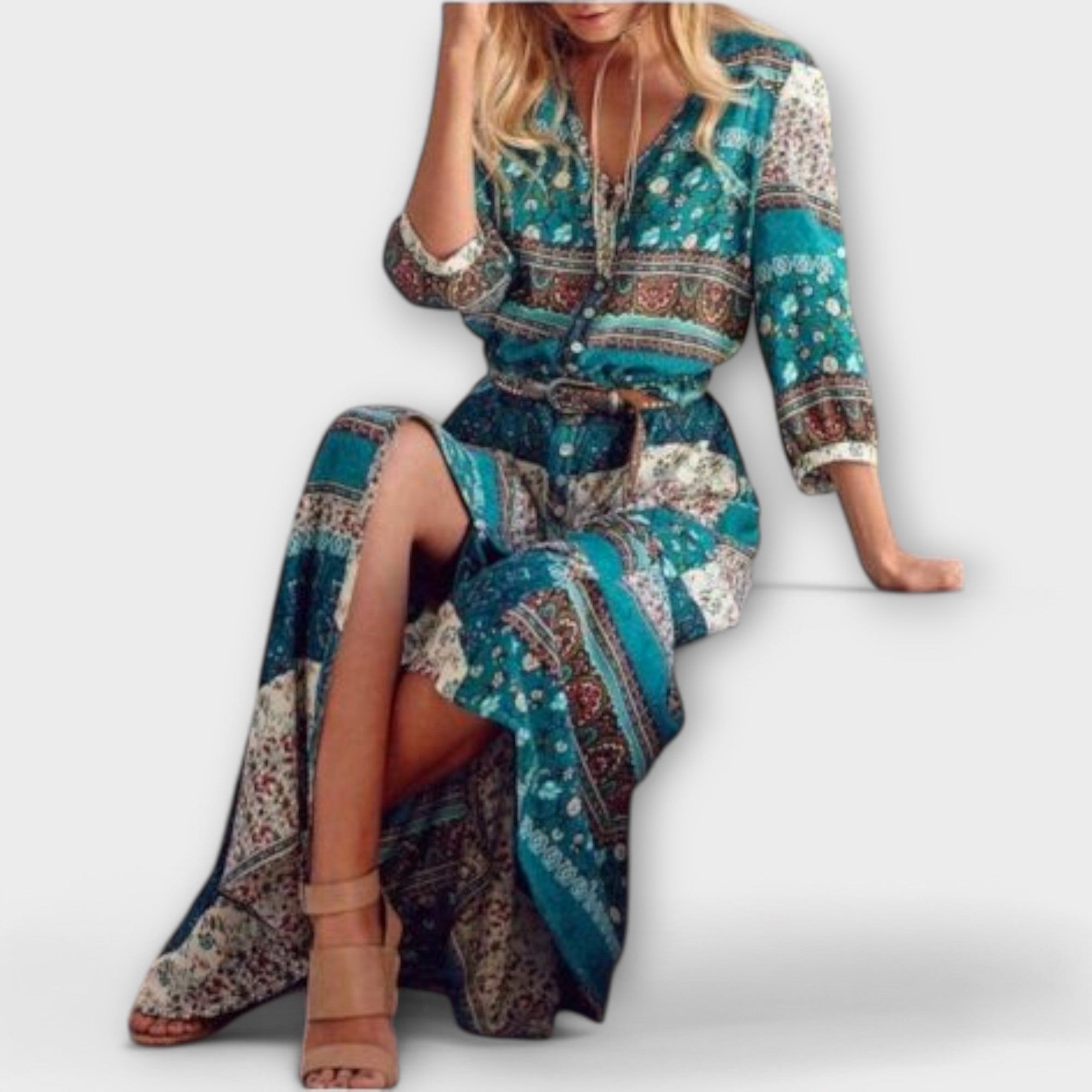 Cariba - Boho-Midikleed