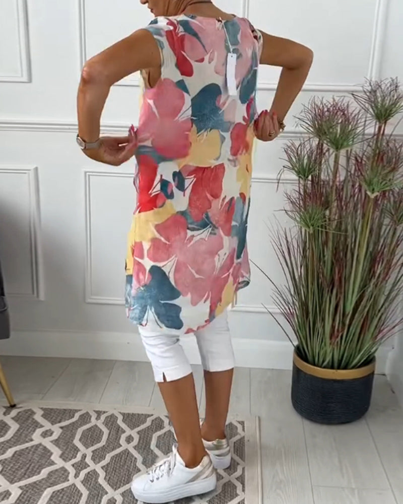 KLARISSA I LANGE BLOEMENBLUSE