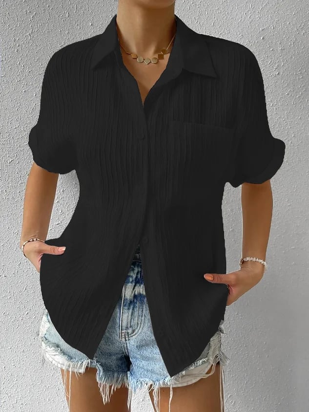 Brielle™ | Ontspannen Textured Top