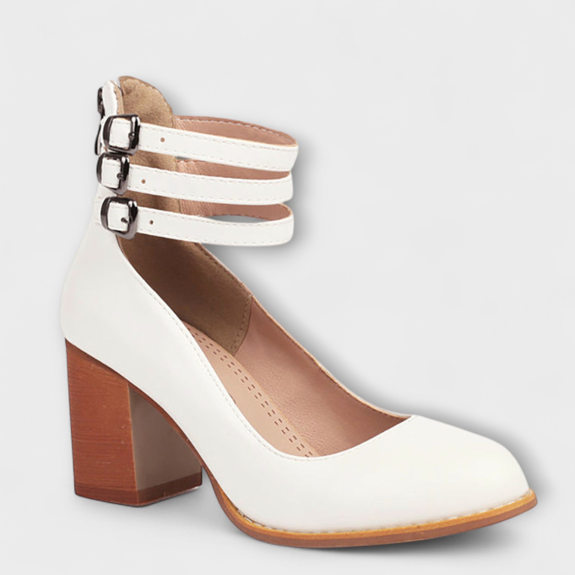 Hannah - Chunky Hakken met Casual Enkelschoenen