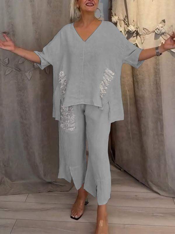 Demi™ Set – Luchtige Tweedelige Zomerset met Unieke Details