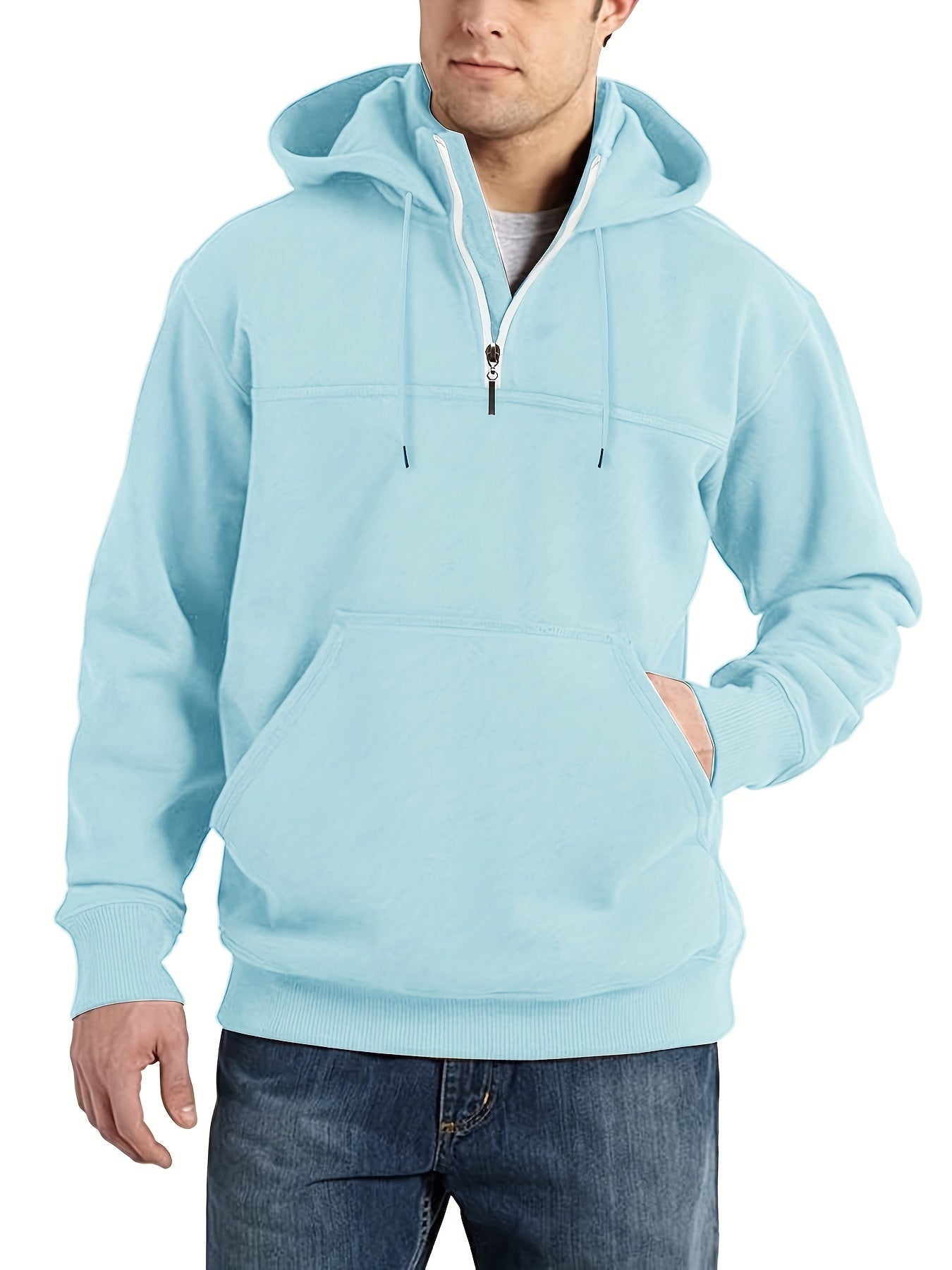Shane – Hoodie met halve rits